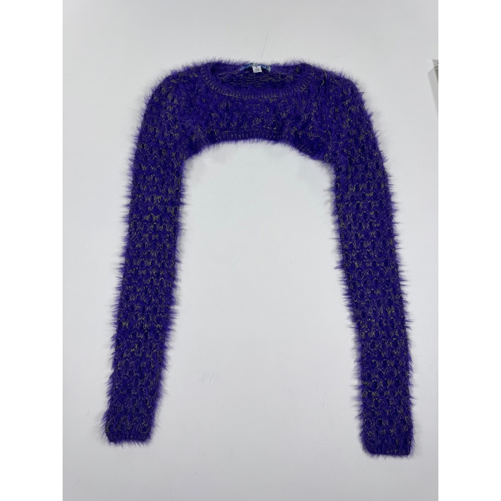 Urban Outfitters Purple Fuzzy Scarf‎ Shawl Long Sleeve Knit